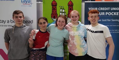 Garry Hanrahan, Victoria Szyszkowska, Caroline Smith, Niamh Smith and Thomas Smith in Michael Bowles Gala in Douglas (Cork) (2022)