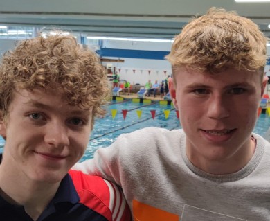 Matthew O'Ceallaigh and Ben Hannafin together at Bowles Gala in Douglas (Cork) (2022)