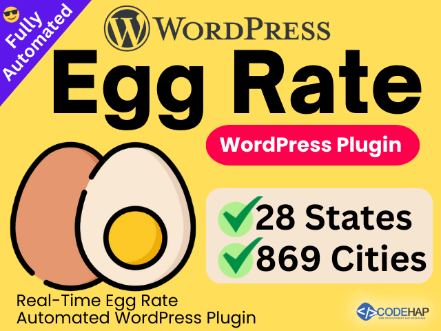 Egg Rate WordPress Plugin - Real-Time Automated Price Updates